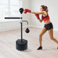 Free standing boxing reflex training dummy with speedball for boxing and martial arts practice, designed for fitness training.