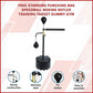Free standing boxing reflex training dummy with speedball for boxing and martial arts practice, designed for sports fitness training.