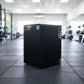 Online Fitness Depot 3-in-1 foam plyo jump box for plyometric exercises, featuring multiple height options for versatile workouts.