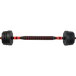 Adjustable 20kg rubber dumbbell set by Online Fitness Depot with barbell for home gym strength training exercises.