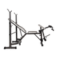 Online Fitness Depot multi-station home gym weight bench with leg press, adjustable workout bench for fitness exercises