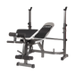 Online Fitness Depot multi station home gym weight bench with leg press and exercise equipment for full-body fitness workouts