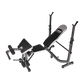 Online Fitness Depot multi-station home gym weight bench with leg press and exercise equipment for full-body fitness workouts