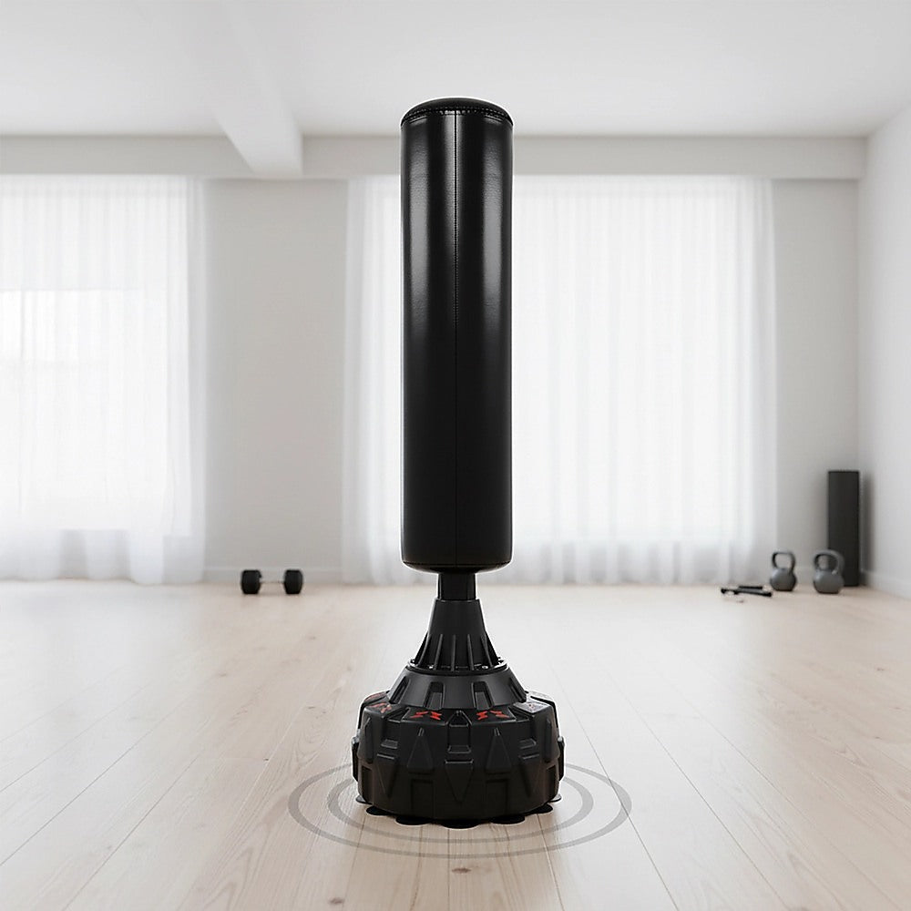 Free standing 170cm boxing punching bag stand for MMA and UFC training by Online Fitness Depot, suitable for martial arts fitness workouts.