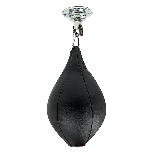 PU leather boxing speed bag for MMA training, focus punching, and Muay Thai practice from Online Fitness Depot.