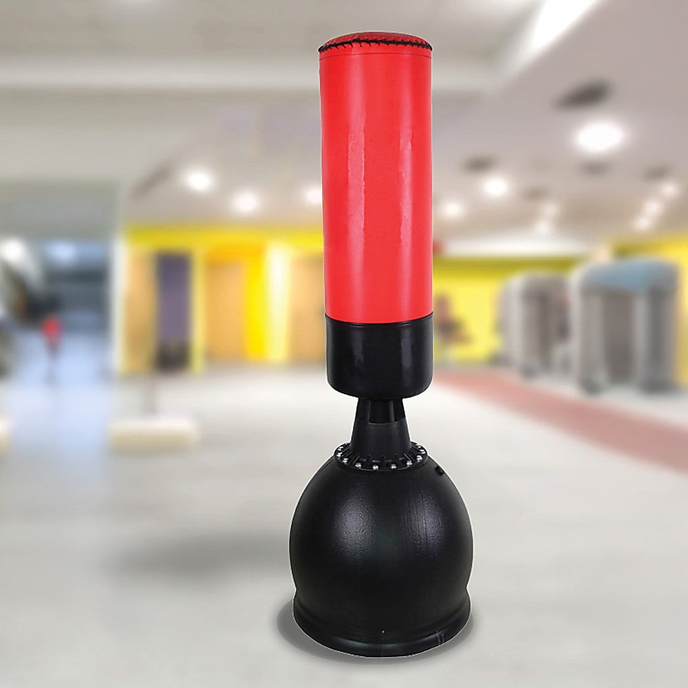 Free-standing 165cm boxing punching bag by Online Fitness Depot for boxing and martial arts training.