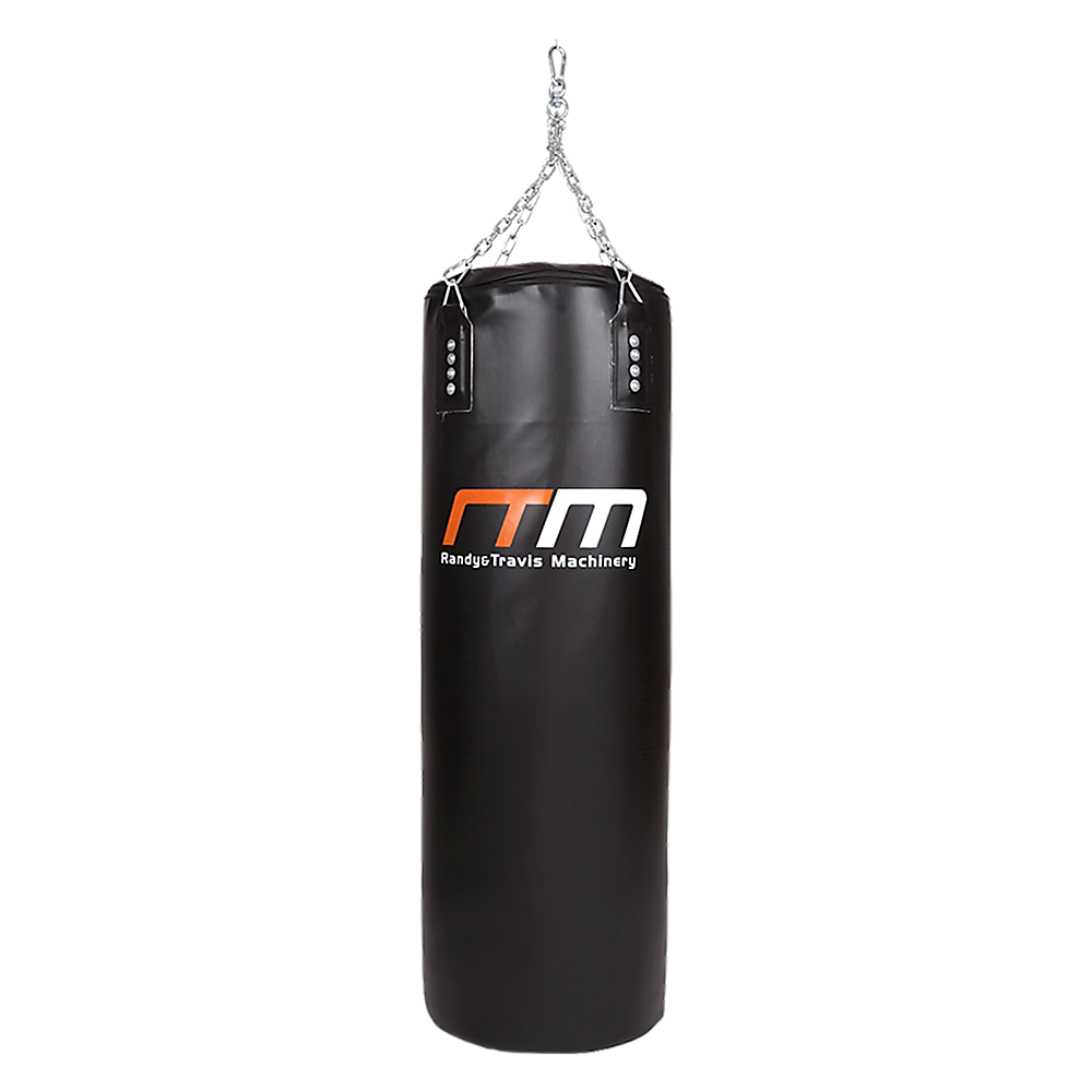 Heavy-duty 37kg boxing punching bag from Online Fitness Depot, filled and ready for boxing and martial arts training.