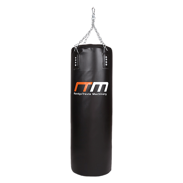 Heavy-duty 37kg boxing punching bag from Online Fitness Depot, filled and ready for boxing and martial arts training.