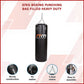 Heavy-duty 37kg boxing punching bag filled with durable material for boxing and martial arts training, from Online Fitness Depot.