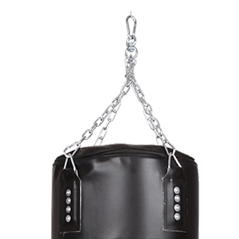 Heavy-duty 37kg boxing punching bag from Online Fitness Depot, filled and ready for martial arts and boxing training.