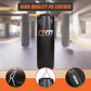 Heavy-duty 37kg boxing punching bag from Online Fitness Depot for martial arts and boxing training, filled and ready for use.
