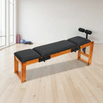 Heavy duty commercial workout bench for strength training with padded seat and adjustable backrest, ideal for gym or fitness use.