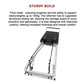 Foldable Pilates Reformer Machine by Online Fitness Depot, compact exercise equipment for yoga and Pilates workouts.