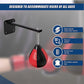 Speed bag boxing punching bag wall mount for reflex training, featuring durable construction and adjustable height for boxing workouts.
