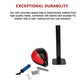 Speed bag boxing punch bag wall mount from Online Fitness Depot for reflex training, shown mounted on a wall in a gym setting.