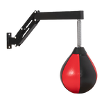 Speed bag punching boxing bag wall mount for reflex training, featuring a durable sports and fitness equipment design.