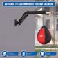 Speed bag punching boxing bag wall mount for reflex training, designed for boxing and martial arts workouts.