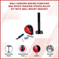 Wall hanging boxing punching bag speed training stress relief kit with wall mount bracket, suitable for boxing and martial arts workouts.