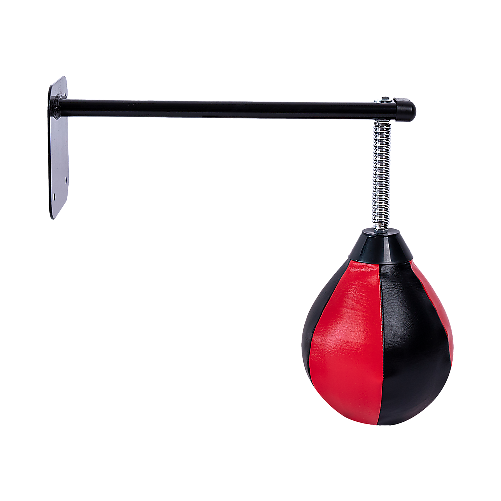 Boxing punch speed training kit with wall mount bracket, stress relief punching bag for fitness and martial arts training.