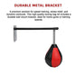 Online Fitness Depot wall-mounted boxing punching bag for speed training and stress relief, with wall bracket and compact design.