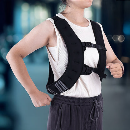 Online Fitness Depot 10kg weighted vest for gym workouts, exercise, strength training, and weight loss.