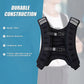 10kg weighted vest for gym exercise and fitness training, designed for strength, weight loss, and sports training by Online Fitness Depot.