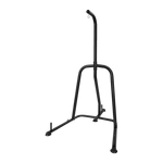 Single-station boxing punching bag stand by Online Fitness Depot for gym and martial arts training, sturdy metal frame with heavy bag attached.