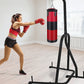 Online Fitness Depot single-station boxing heavy bag stand for boxing and martial arts training in a gym setting