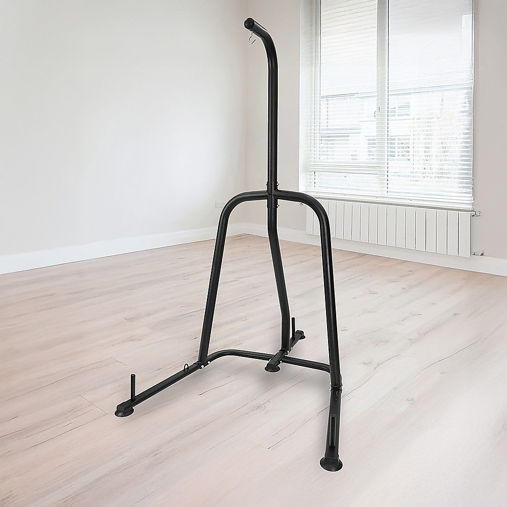 Sturdy single-station boxing punching bag stand from Online Fitness Depot, designed for home gym boxing training.