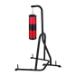 Online Fitness Depot single-station boxing punching bag stand with heavy bag for boxing and martial arts training in a gym setting.