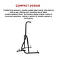 Single-station boxing heavy bag stand from Online Fitness Depot, sturdy metal frame for boxing and martial arts training.