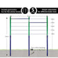 Double Outdoor Pull-Up Bar – Height Adjustable Gymnastics & Fitness Bar