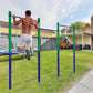 Triple Outdoor Pull-Up Bar – Height Adjustable Gymnastics & Fitness Bar