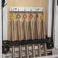 Folding Pilates reformer machine from Online Fitness Depot, designed for full body home fitness and yoga exercises.