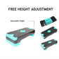 NNEOBA 150kg adjustable non-slip aerobic step platform for cardio workouts, fitness training, and gym exercises.