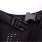 Black adjustable weighted vest for strength training, running, and cardio fitness by Online Fitness Depot, 8kg capacity.