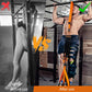 Black heavy-duty pull-up assist strap with foam handles for adjustable resistance, ideal for gym and home workout exercises.