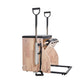 Vevor Pilates chair with split-pedal design, rubber wood frame, handles, and resistance for home gym yoga and fitness workouts.
