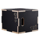 3 in 1 Plyometric Jump Box, 16/14/12 Inch Wooden Plyo Box, Platform & Jumping Agility Box, Anti-Slip Fitness Exercise Step Up Box for Home Gym Training, Conditioning Strength Training, Black