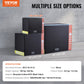 3 in 1 Plyometric Jump Box, 16/14/12 Inch Cotton Plyo Box, Platform & Jumping Agility Box, Anti-Slip Fitness Exercise Step Up Box for Home Gym Training, Conditioning Strength Training, Black